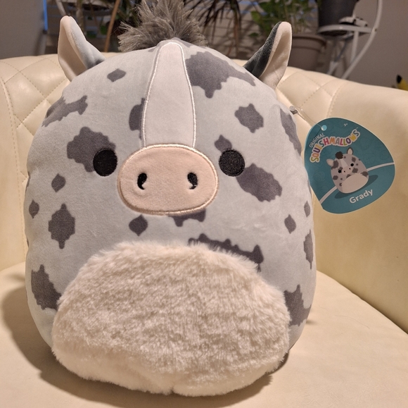 Squishmallows Toys Nwt Grady Horse Squishmallow Grey W Spots Poshmark